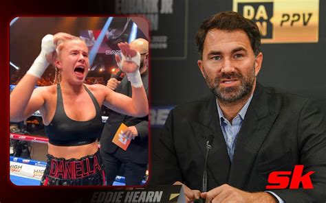 daniella hemsley unsensored|Boxing boob flash: Eddie Hearn rips Daniella Hemsley’s celebration